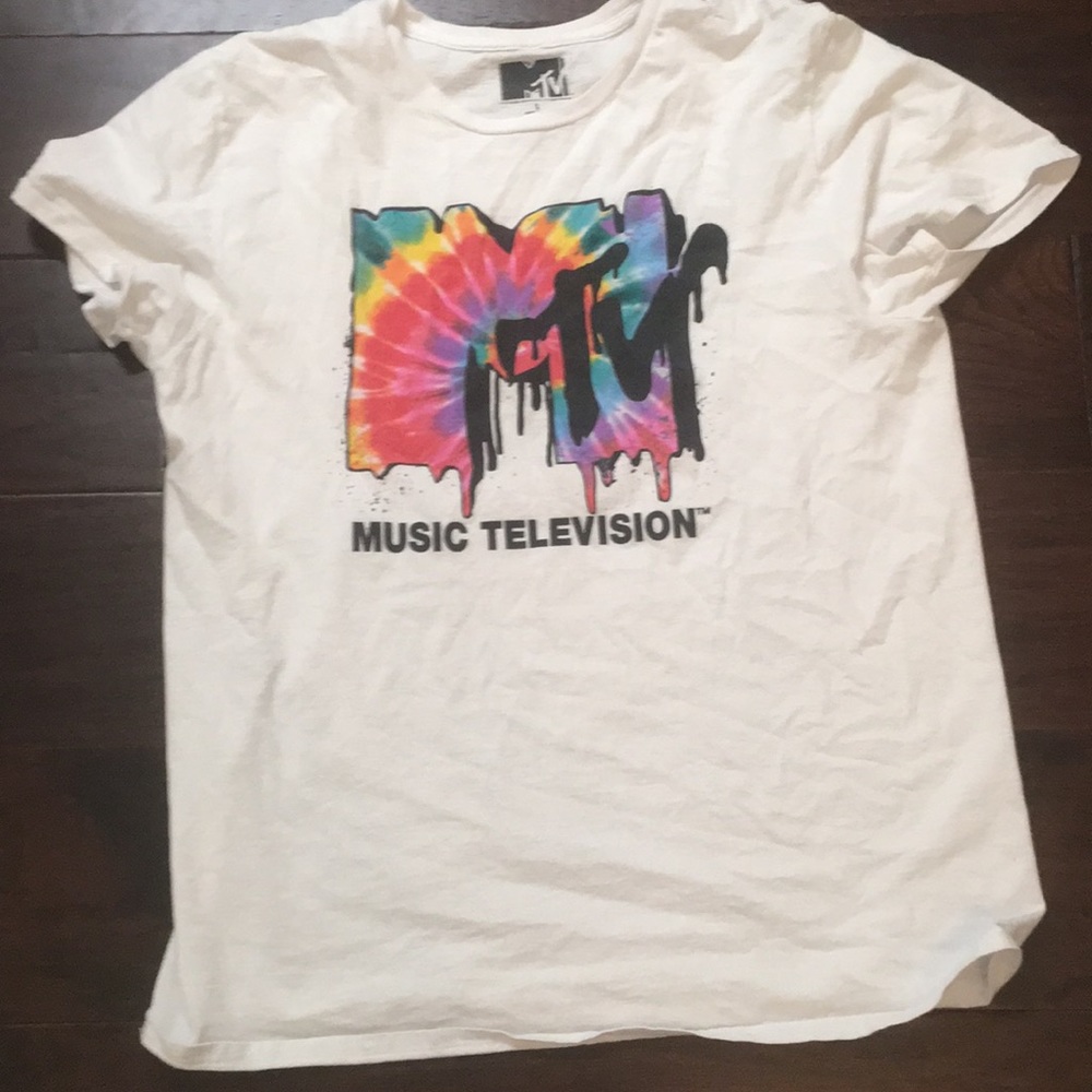 MTV tye dye logo T-shirt